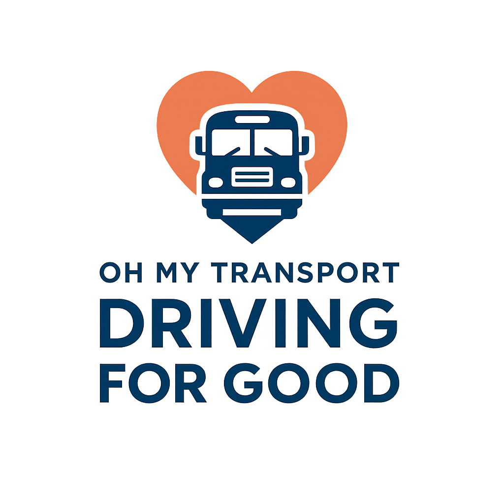 Oh My Transport - Driving For Good Logo